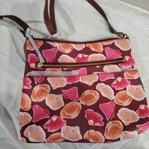 NWT Fossil Fiona Floral Multi Color Handbag